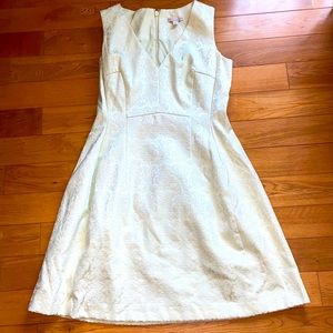 New York & Company: Eva Mendes: Light Mint Green Floral Embroidery Dress: Size 6